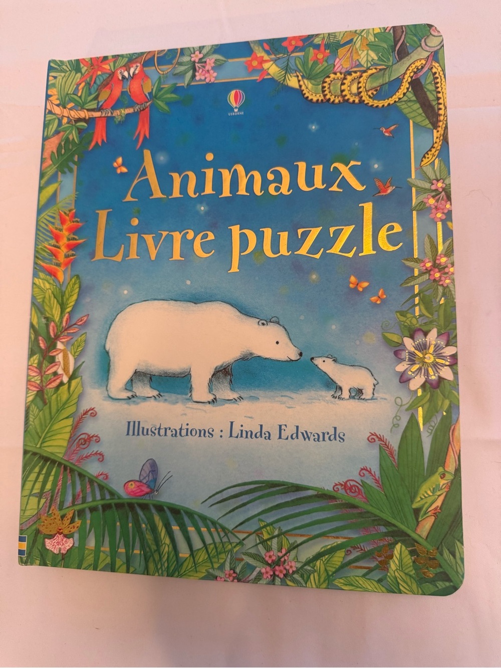 Animaux Livre Puzzle - Blue Kids Puzzle Book by